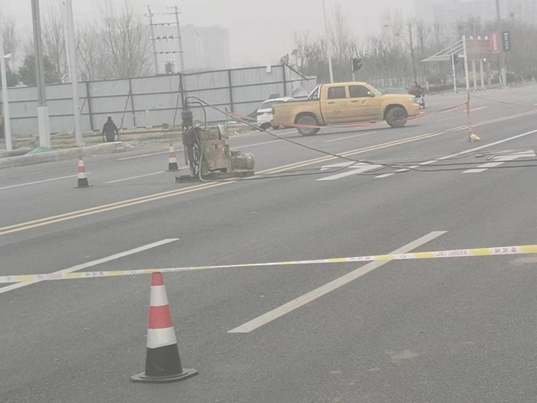 普兰店公路路基沉陷注浆